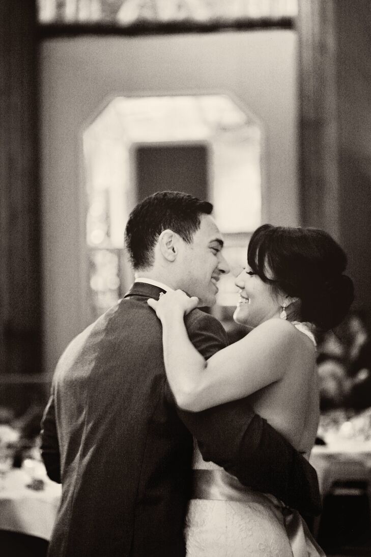 The couple danced to Let's Stay Together by Al Green.