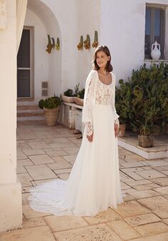Lillian West 66391 A-Line Wedding Dress