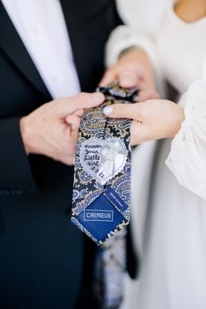 Custom Tie for Father of the Bride