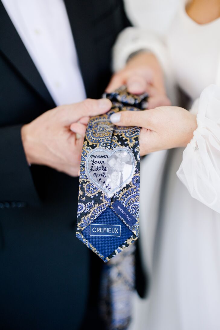Custom Tie for Father of the Bride