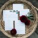 Custom Gus & Ruby Letterpress Wedding Invitations