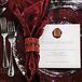 Wax Seal Menu Cards