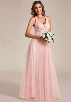 Ever-Pretty ES01946 Illusion Bridesmaid Dress