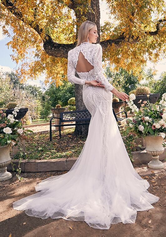 Casablanca Bridal Style 2531 Brooks Fit-and-Flare Wedding Dress - 3