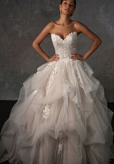 Essense of Australia D4345 Ball Gown Wedding Dress