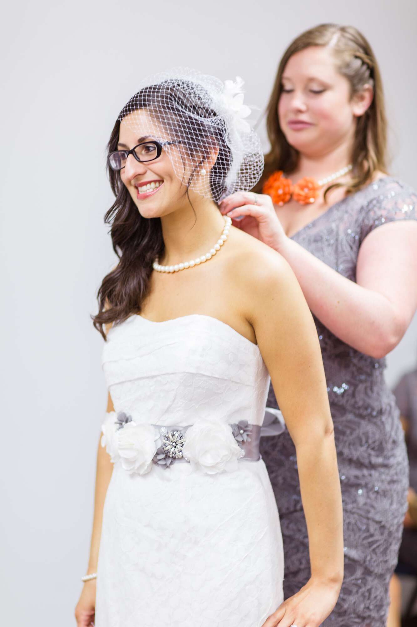 DIY Birdcage Veil and Belt