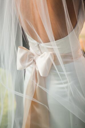 Pink Custom-Made Sash with Bow