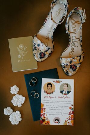 Floral Wedding Suite at the Charles River Museum of Industry and Innovation in Waltham, Massachusetts