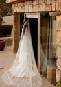 Lillian West 66355 Fit-and-Flare Wedding Dress - thumbnail - 3