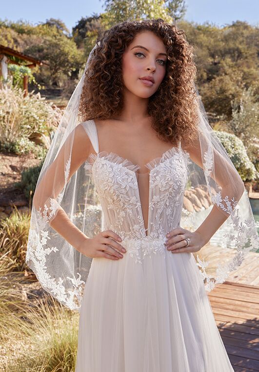 Beloved by Casablanca Bridal BL416-1 Cruz A-Line Wedding Dress - 2