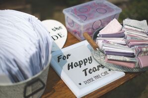 Purple Handkerchiefs for Happy Tears