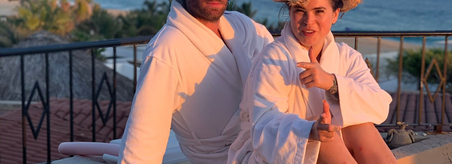 Picture of Two idiots getting hitched