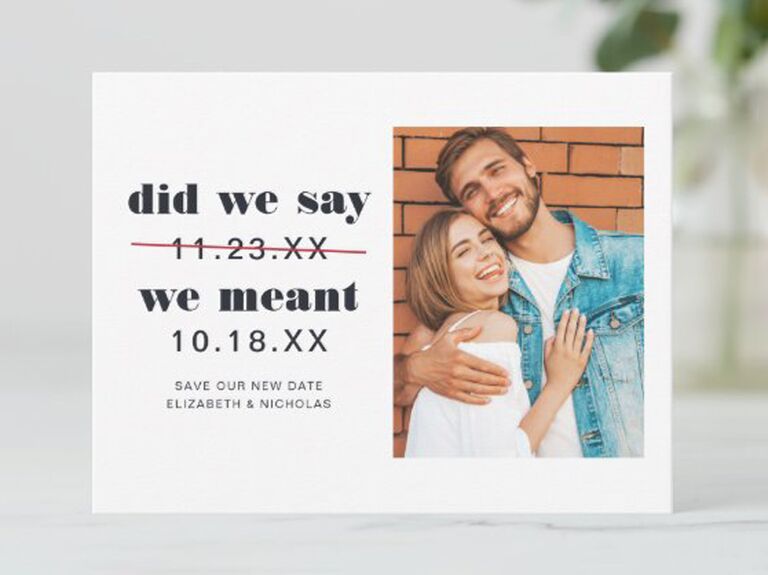 Funny Save-The-Date Cards For Couples With A Sense Of Humor