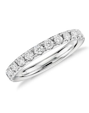 Blue Nile 601150W1402 White Gold Wedding Ring