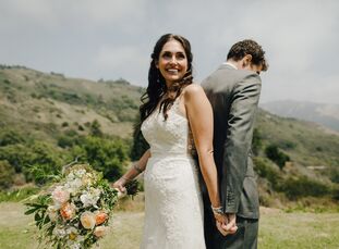 When Laurie	Berger and Charlie Rogerson first visited Point 16, they immediately knew it was their venue. "Point 16's rugged natural beauty combined w
