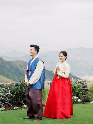 Traditional Korean Fashion with Hanbok Gown