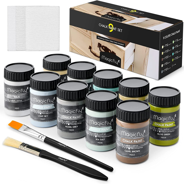 Chalk paint set from Amazon for an artsy 17th wedding anniversary