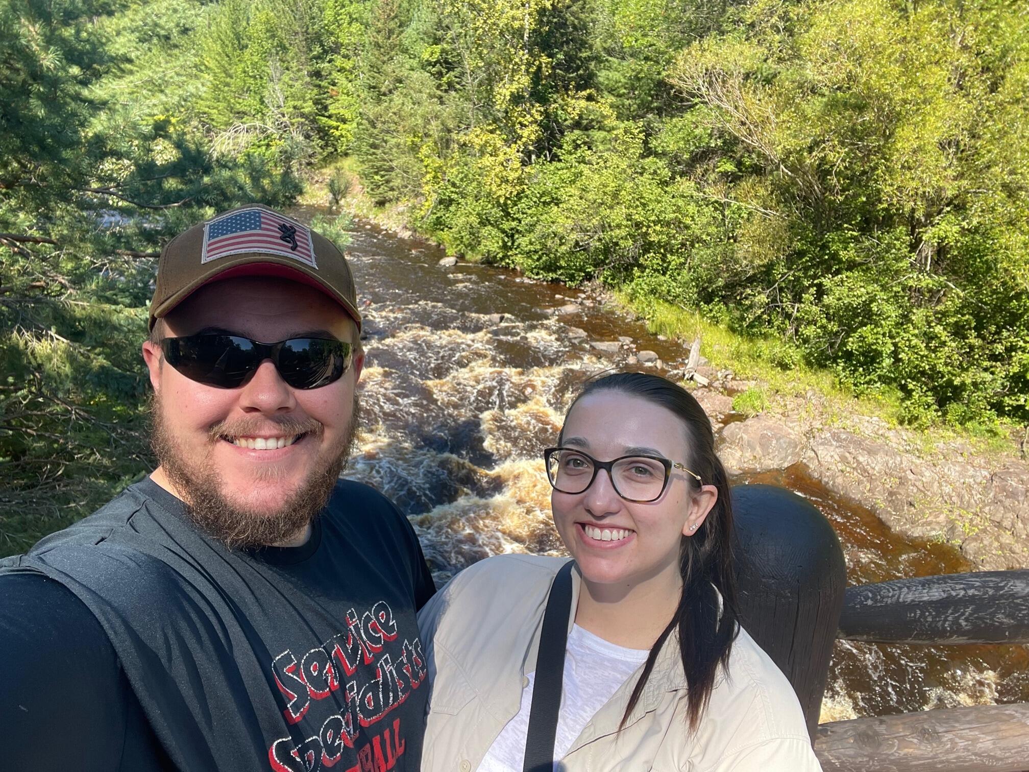 Hiking at Copper Falls