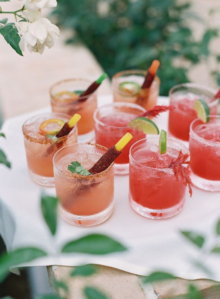 Trio of Tequila Cocktails During Cocktail Hour