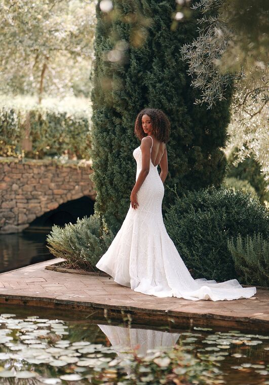 Disney Fairy Tale Weddings Tiana - D438 Fit-and-Flare Wedding Dress - 4