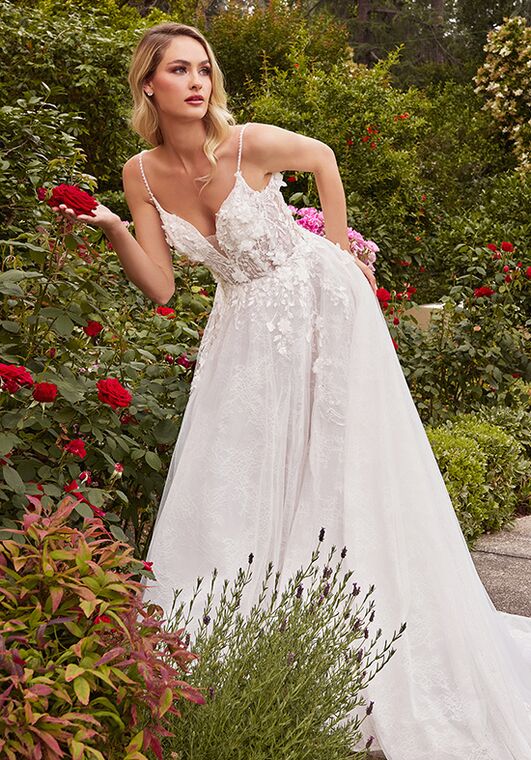 Ladivine CD857W A-Line Wedding Dress - 3