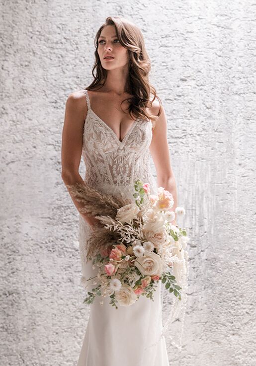 Allure Couture C686 Sheath Wedding Dress - 2