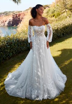 Demetrios 8138 A-Line Wedding Dress