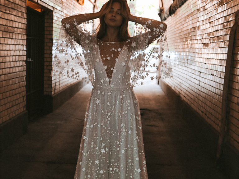 Starry Wedding Dresses for an