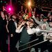 Trombone Player During Wedding Reception Dancing