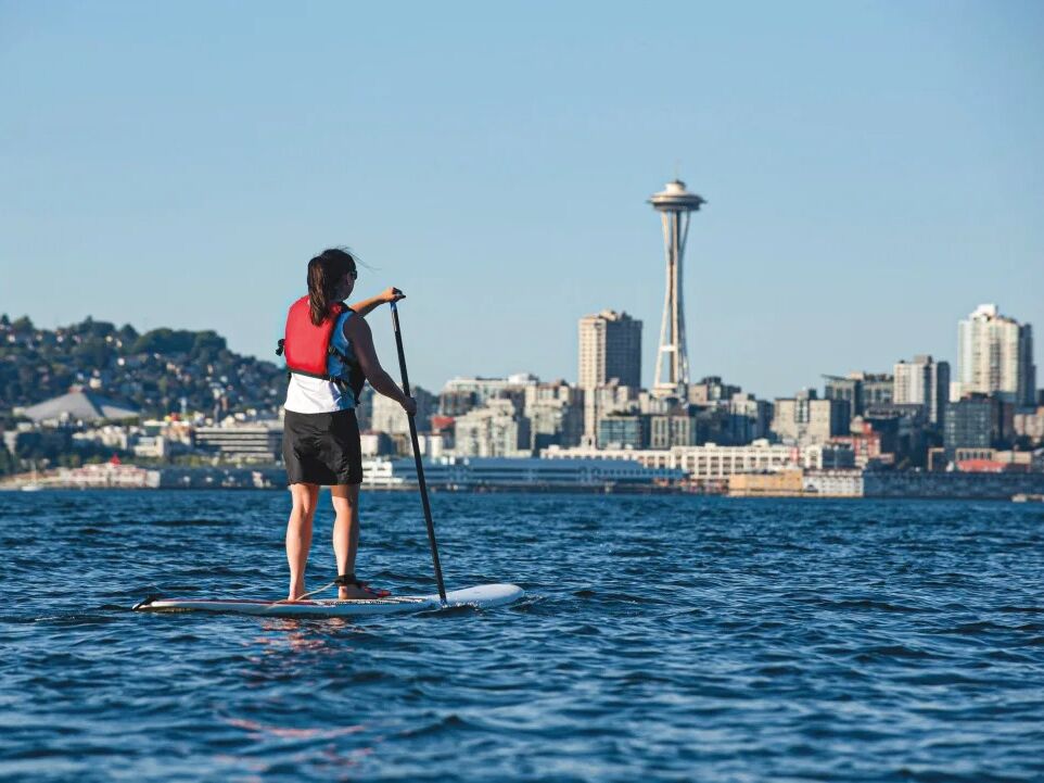 Picture of Paddle boarding on the Sound or a Lake