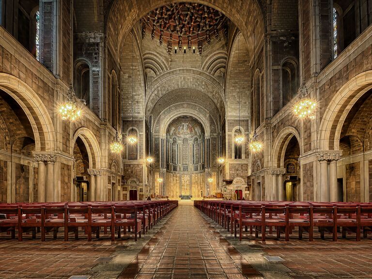 Church wedding venue in New York, New York.