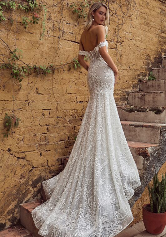 Calla Blanche 124243 Midge Mermaid and Trumpet Wedding Dress - 3
