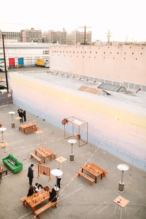 Cocktail Hour at the Unique Space in Los Angeles, California