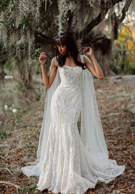 Wilderly Bride Haddie Sheath Wedding Dress - 4