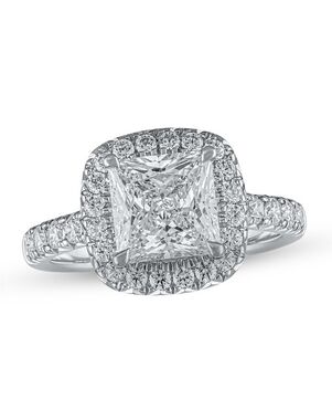 Kay Jewelers Glamorous Princess Cut Engagement Ring