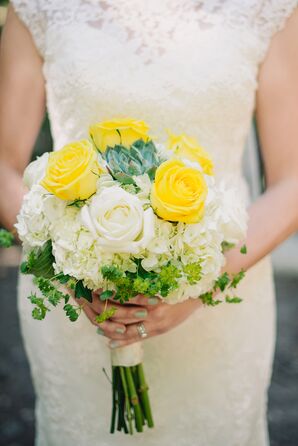 Canary Yellow Roses Bouquet