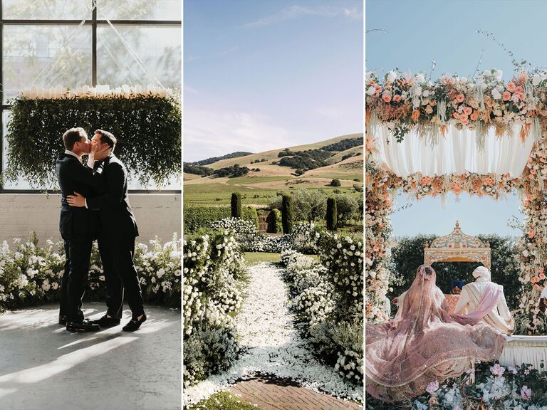 Floral 2024 wedding decor trend