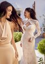 Lillian West 66428 Fit-and-Flare Wedding Dress - thumbnail - 2