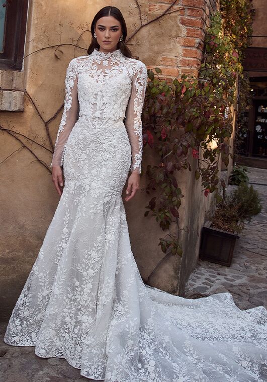 Calla Blanche 125243 Tavira Mermaid and Trumpet Wedding Dress - 3