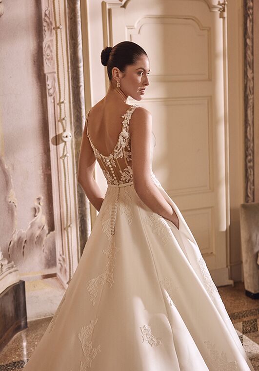 Justin Alexander Lindsay Ball Gown Wedding Dress - 2