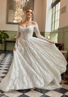 Essense of Australia D4466 A-Line Wedding Dress