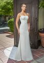 Jasmine Couture Kylie D Fit-and-Flare Wedding Dress - thumbnail - 1