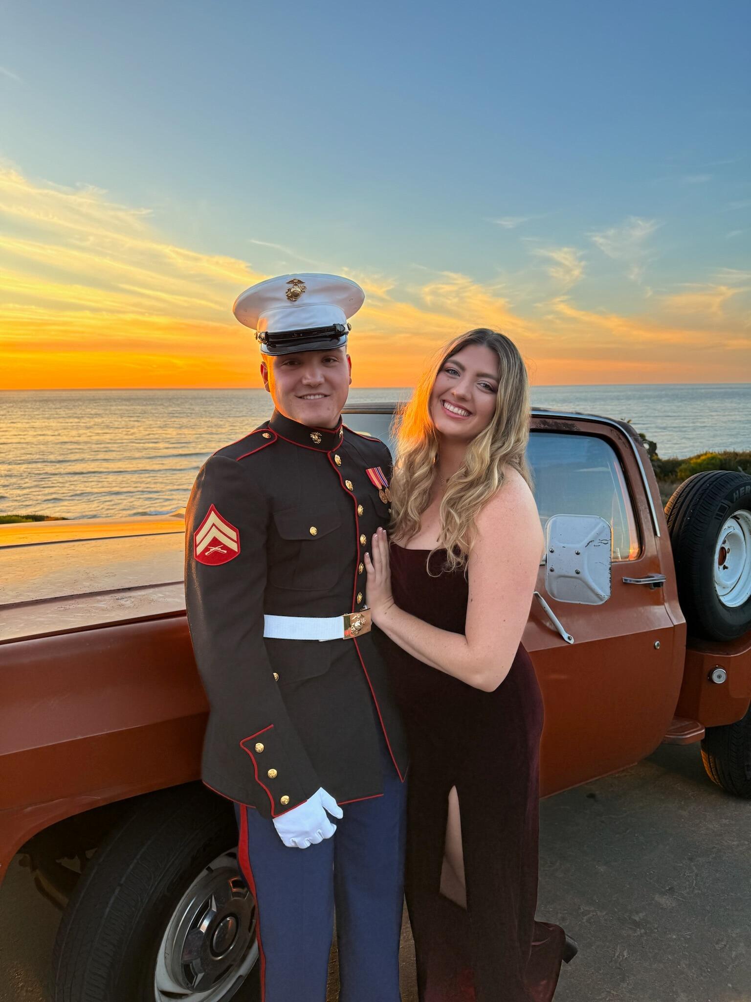 In November 2023, James and I went to our first Marine Corps Ball together ! We had a great night together as a new couple. 