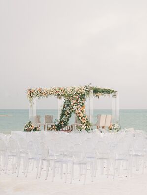 Mandap on Beach in Mayakoba, Mexico