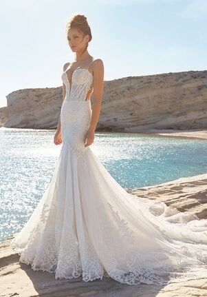 INES DI SANTO Spring 2021 - Santorini Trumpet Wedding Dress