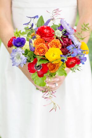 Bold Bridesmaid Bouquets