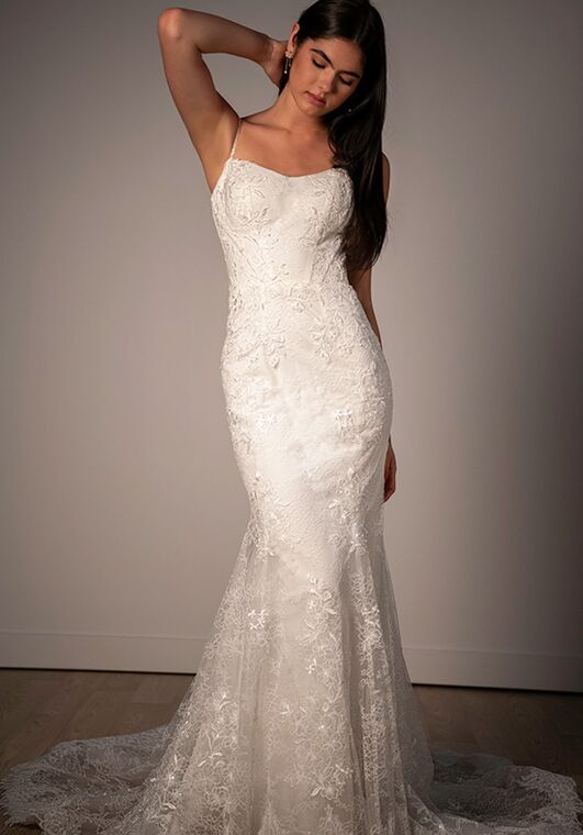 Stella York SY8237 Column Wedding Dress - 3