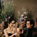 Bride and Groom Toasting With Cocktails During Reception