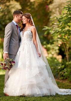 Essense of Australia D3088 A-Line Wedding Dress
