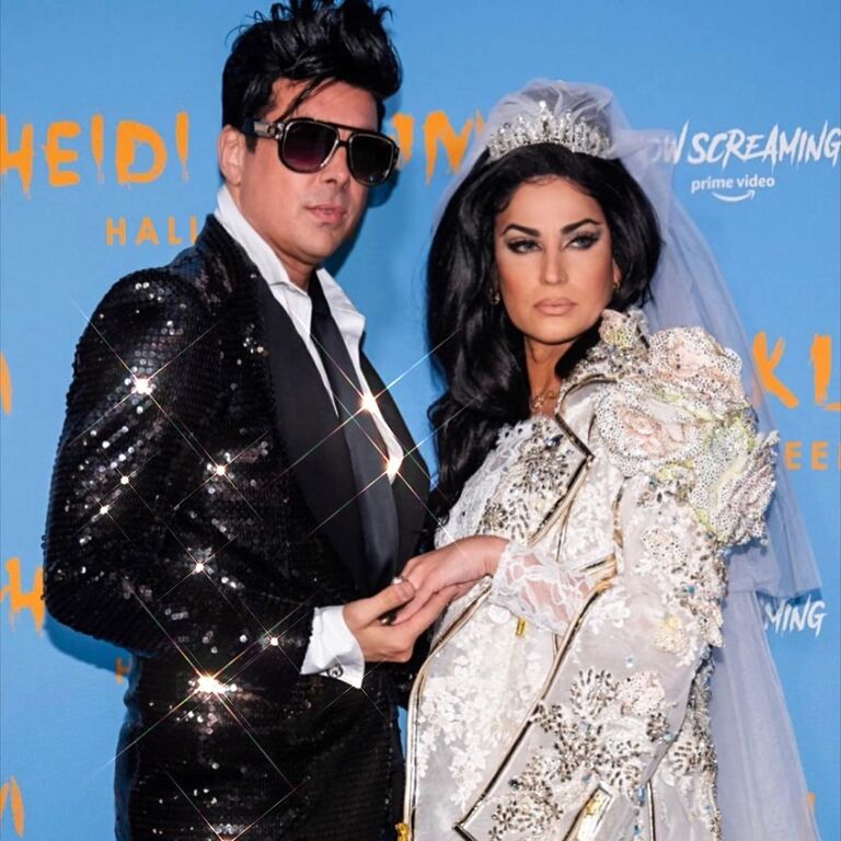 David and Phillipe Blond as Elvis and Priscilla Presley